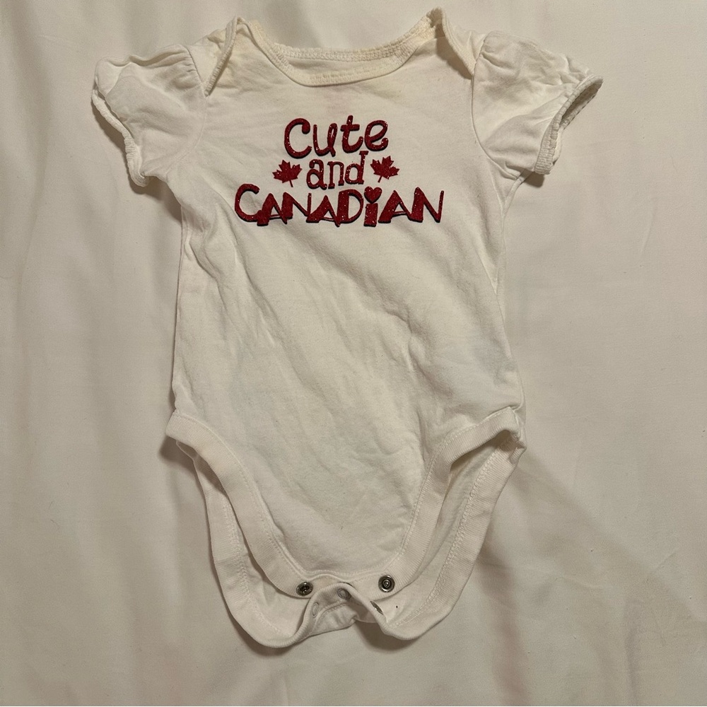 Made with love by Place White Baby Onesie 3-6M